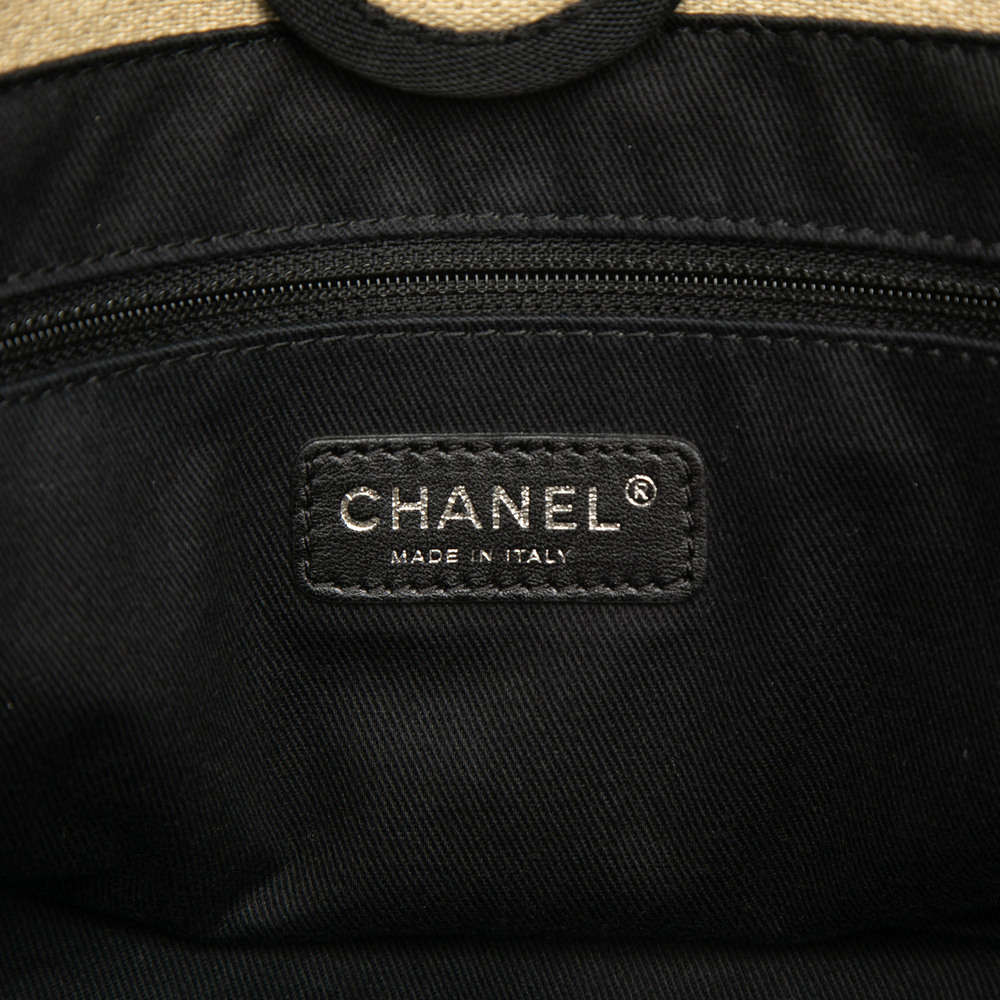 Pre-Loved Chanel Small Canvas Deauville Tote - Picture 5 of 8